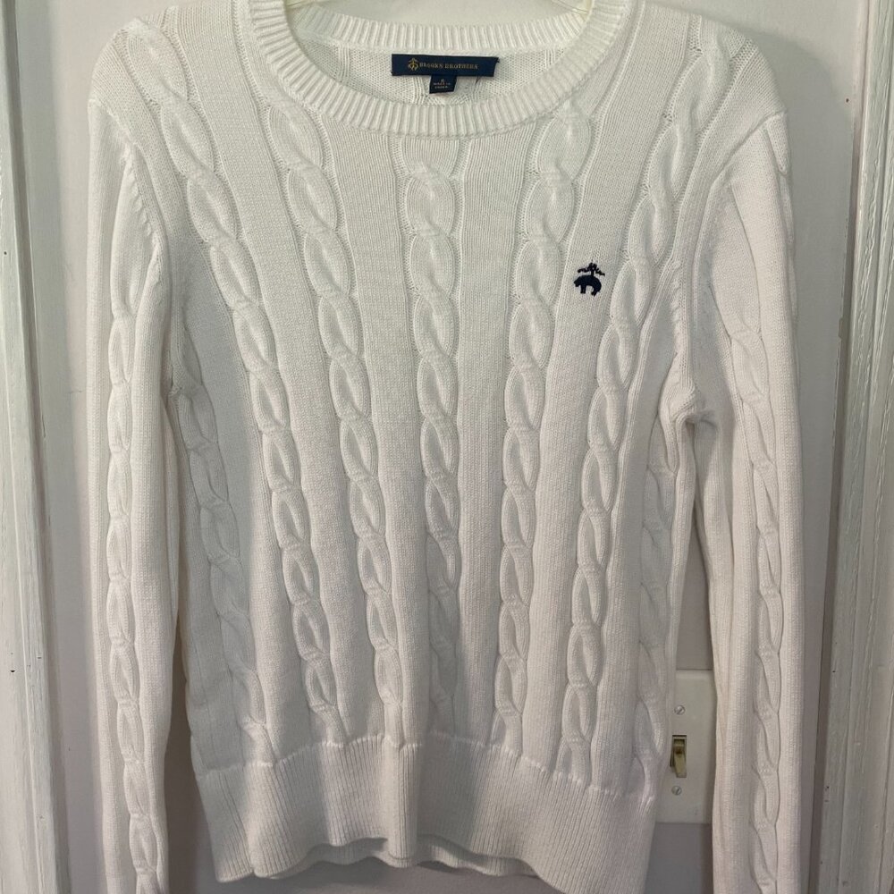 Brooks Brothers Cable Knit Sweater